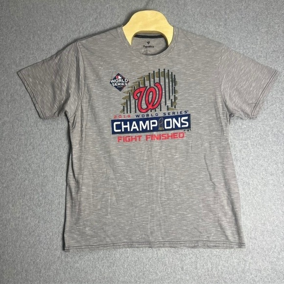 Fanatics Washington Nationals 2019 World Series Champions T-Shirt‎ Size XL - Picture 1 of 6